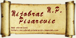 Mijobrat Pisarević vizit kartica